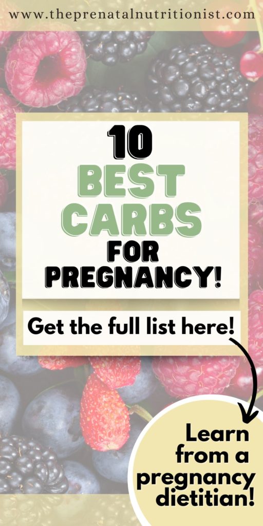 10 Best Carbs For Pregnancy