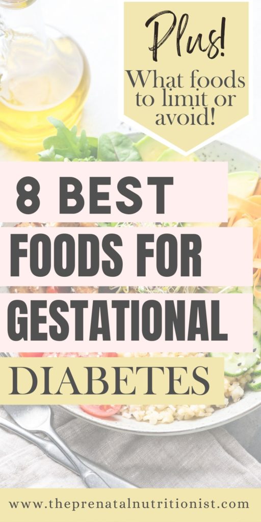 8 Diet Tips For Gestational Diabetes The Prenatal Nutritionist