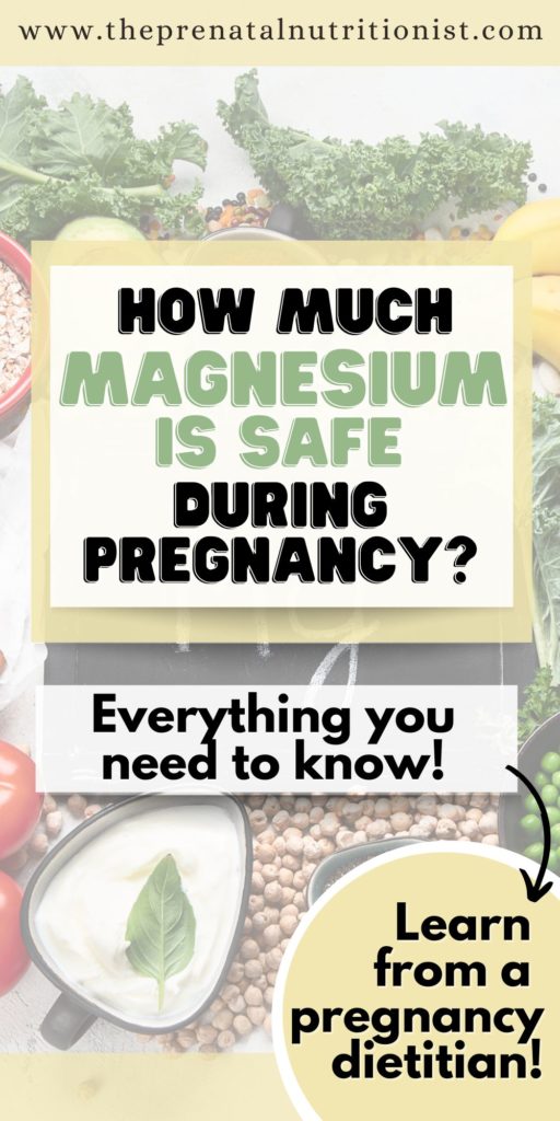 How Much Magnesium Is Safe During Pregnancy?