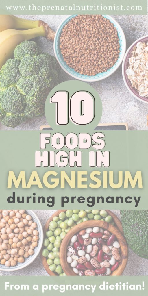 Foods with Magnesium for Pregnancy