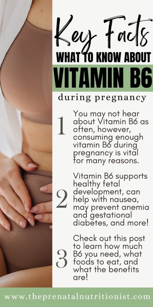 How Much Vitamin B6 Do You Need During Pregnancy