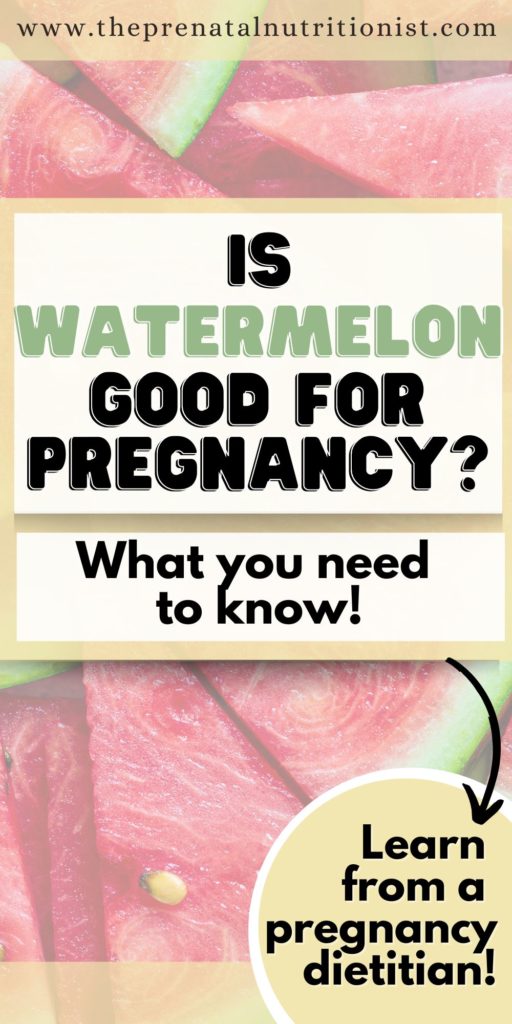 Sweet and Seedy: Is Watermelon Good For Pregnancy? | The Prenatal ...