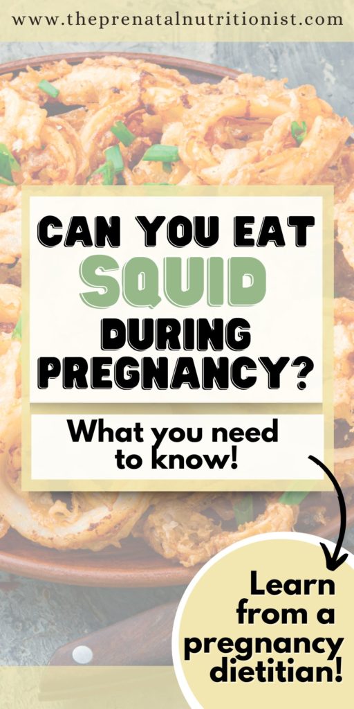 Can You Eat Squid During Pregnancy? Asked and Answered