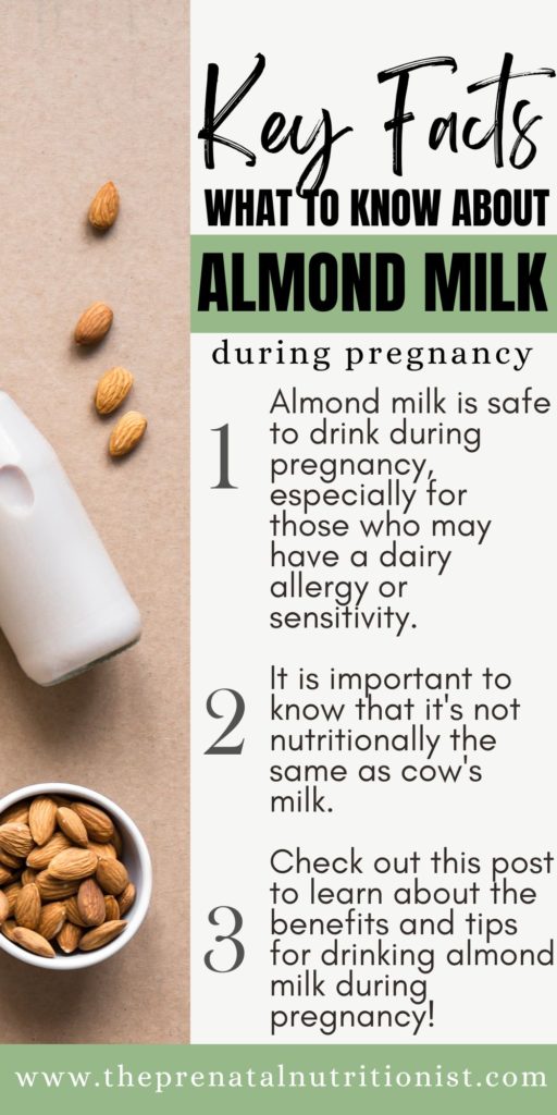 Can You Drink Almond Milk While Pregnant