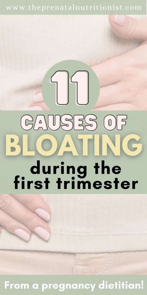 11 Causes of Bloating during first trimester